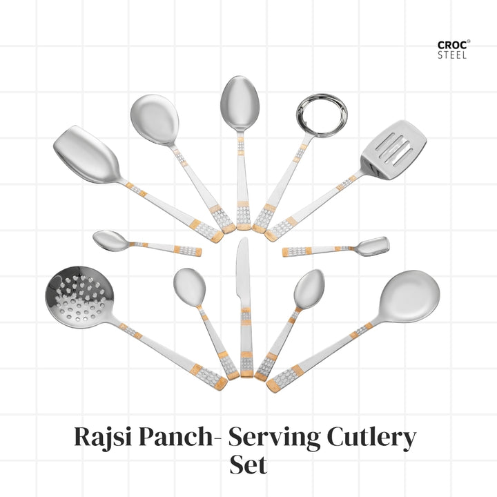 Rajsi Panch - Serving Cutlery Set (Set of 7)