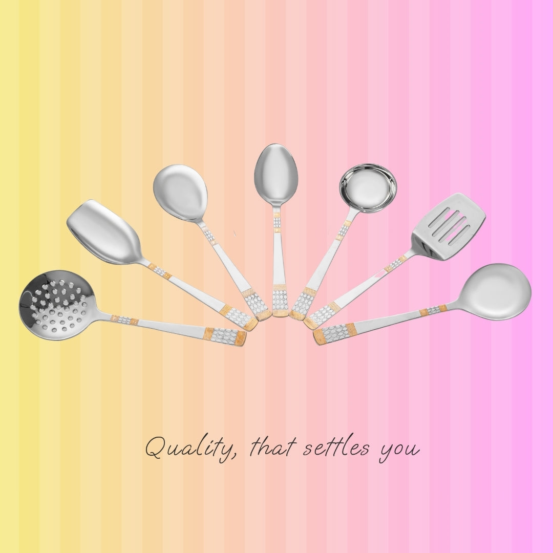 Rajsi Panch - Serving Cutlery Set (Set of 7)