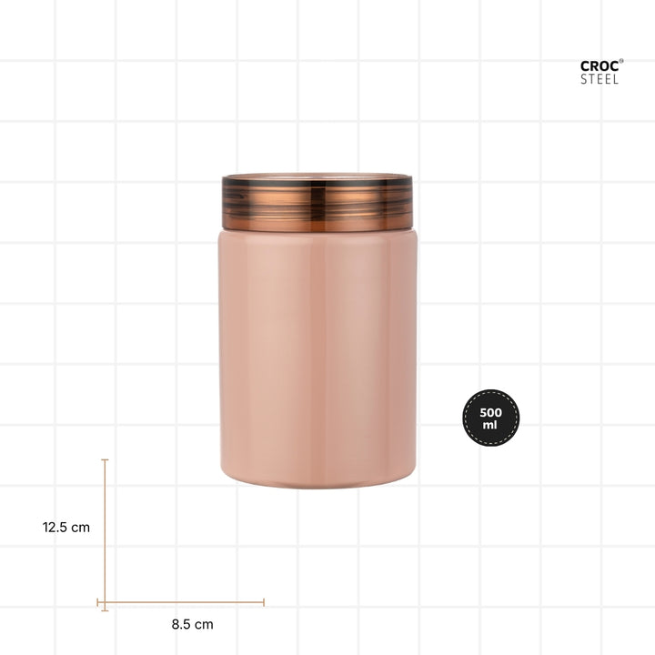 Glossy Pink Canisters (Set of 3)