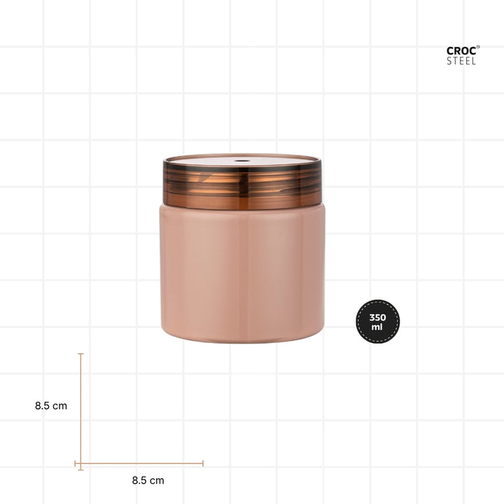 Glossy Pink Canisters (Set of 3)