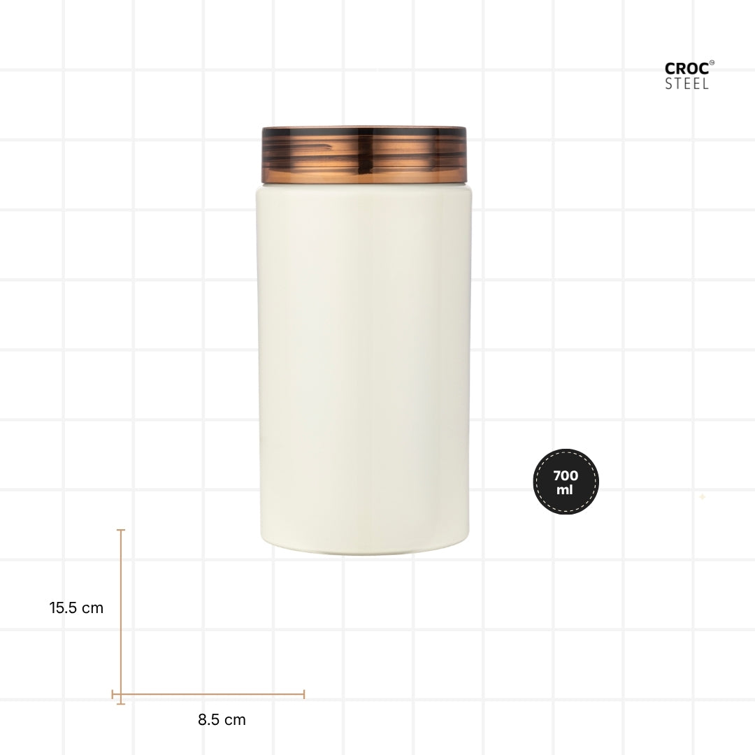 Glossy White Canisters (Set of 3)