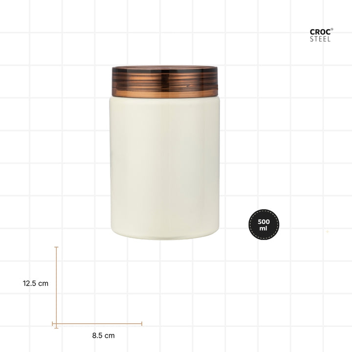 Glossy White Canisters (Set of 3)