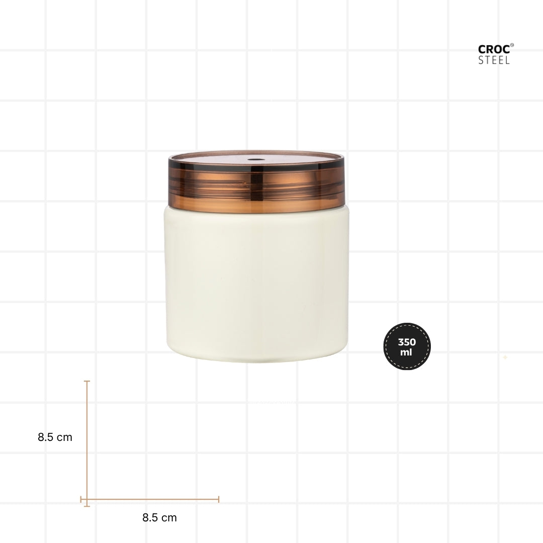 Glossy White Canisters (Set of 3)