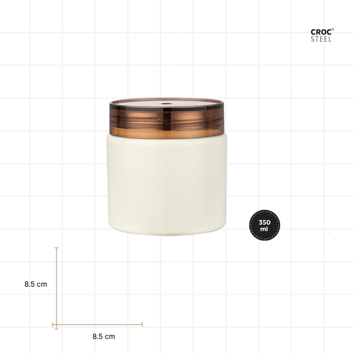 Glossy White Canisters (Set of 3)