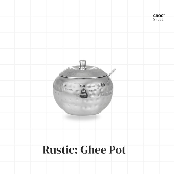 Hammered Ghee Pot