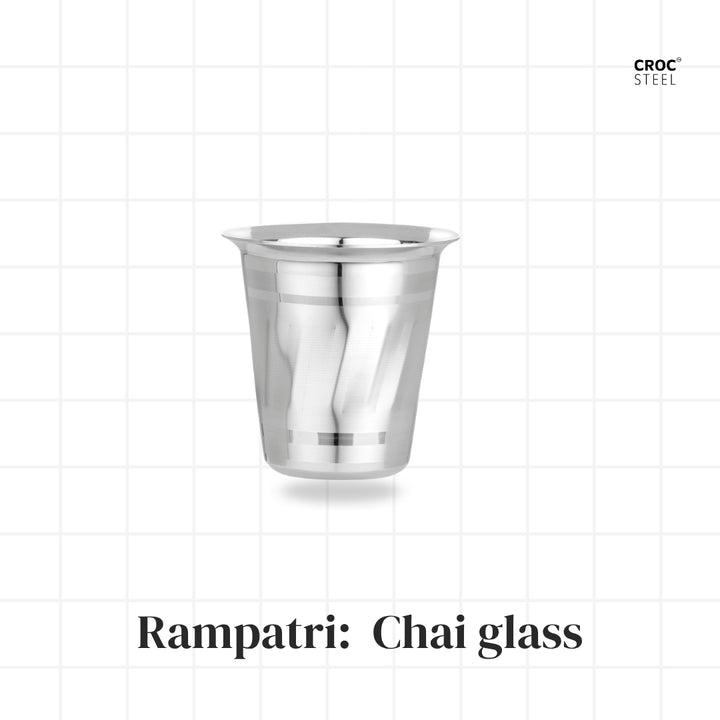 Rampatri - Wavy Silver Glass