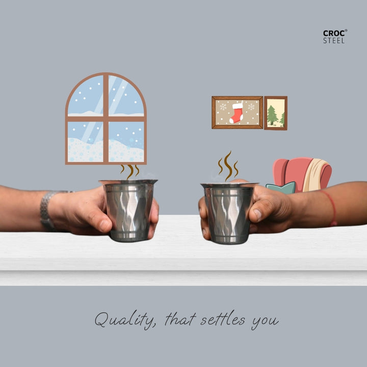 Rampatri - Wavy Silver Glass