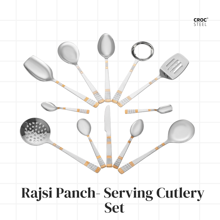 Rajsi Panch - Serving Cutlery Set (Set of 7)