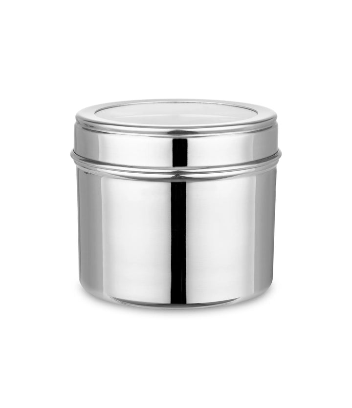 See Through SS Canisters (Sizes- 5,4,3,2,1)