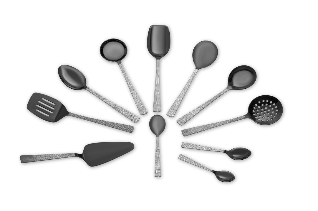 Fiasta Black Lazer - Serving Cutlery Set